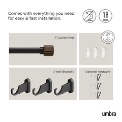 Evie Pinpoint Curtain Rod