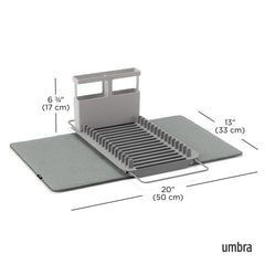 UDry Over the Sink Dish Rack with Mat