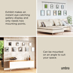 Exhibit Wall Picture Frames, Set of 9