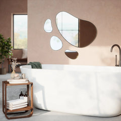 Hubba Pebble Wall Mirrors, Set of 3
