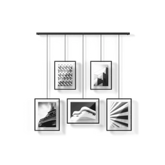 Exhibit Wall Picture Frames, Set of 5